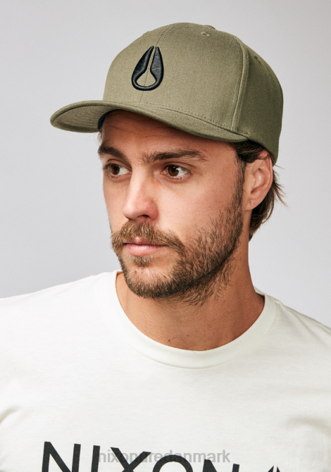 tilbehør Nixon dybt nede snapback oliven 06F4422