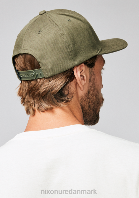 tilbehør Nixon dybt nede snapback oliven 06F4422