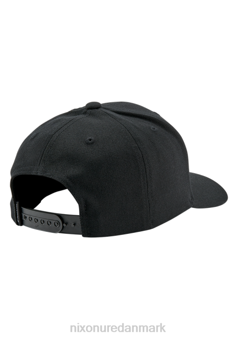 tilbehør Nixon dybt nede snapback sort hvid 06F4421