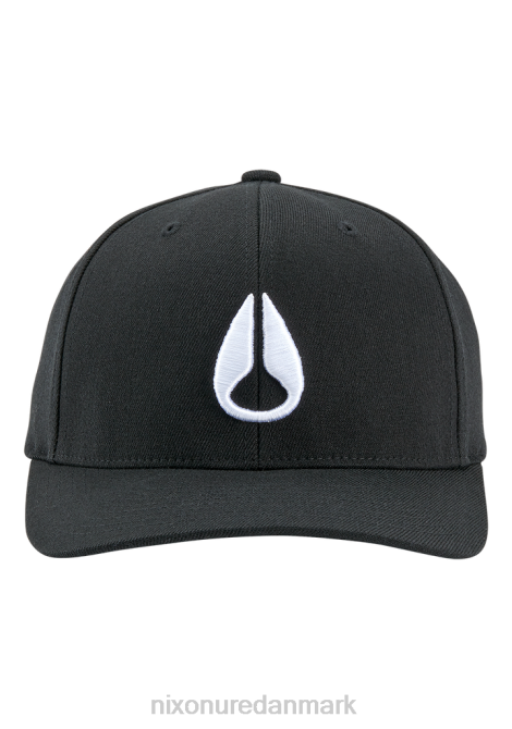 tilbehør Nixon dybt nede snapback sort hvid 06F4421