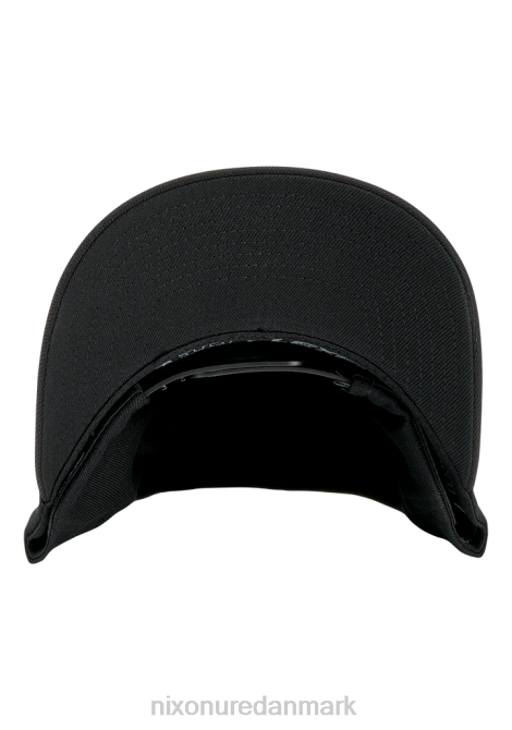 tilbehør Nixon dybt nede snapback sort hvid 06F4421