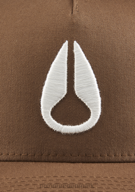 tilbehør Nixon ikonisk trucker hat brun/råhvid 06F4447
