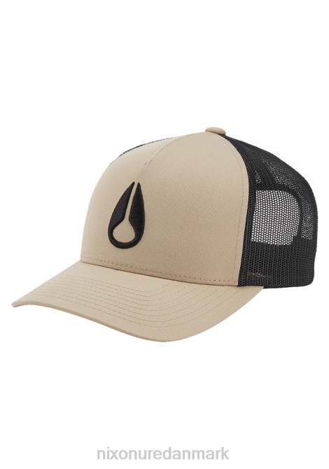 tilbehør Nixon ikonisk trucker hat kaki/sort 06F4444