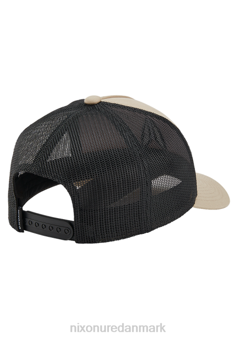 tilbehør Nixon ikonisk trucker hat kaki/sort 06F4444