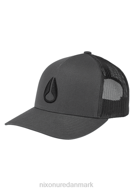 tilbehør Nixon ikonisk trucker hat kul/sort 06F4442