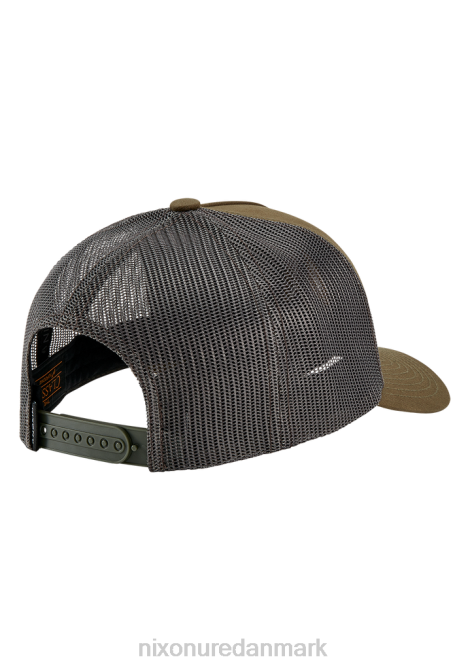 tilbehør Nixon ikonisk trucker hat mørk oliven 06F4445