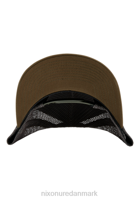 tilbehør Nixon ikonisk trucker hat mørk oliven 06F4445