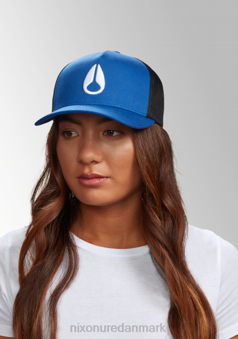 tilbehør Nixon ikonisk trucker hat royal/sort 06F4448