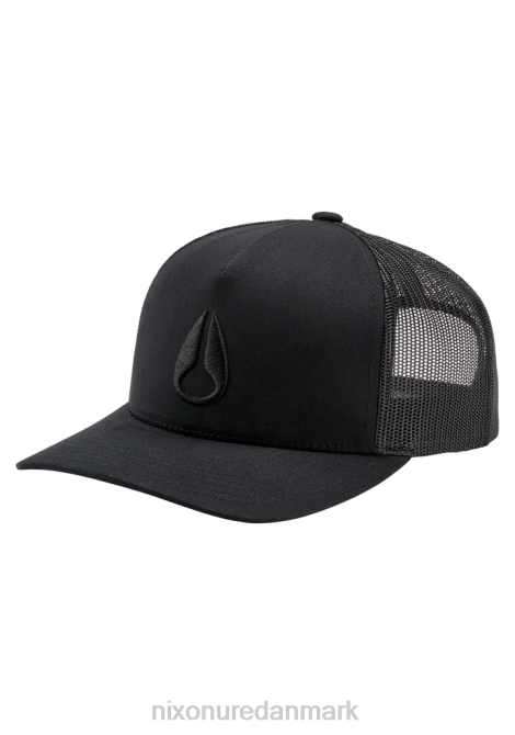 tilbehør Nixon ikonisk trucker hat sort 06F4443