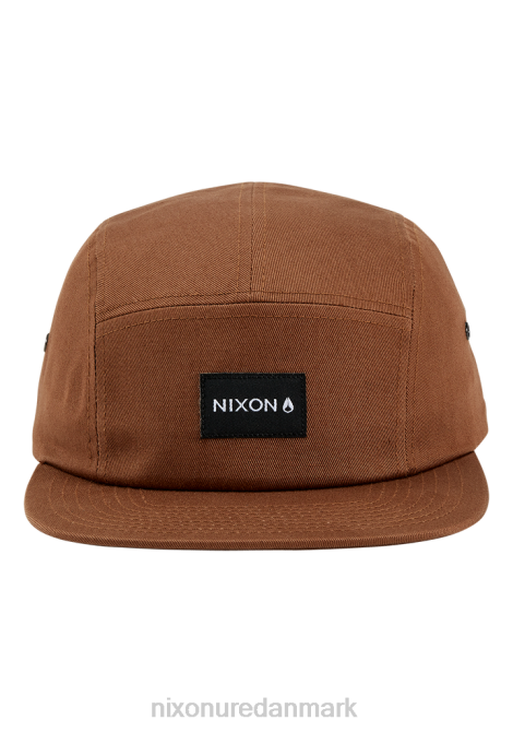 tilbehør Nixon mikey 5 panel hat Brun 06F4337