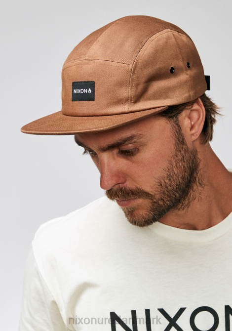 tilbehør Nixon mikey 5 panel hat Brun 06F4337