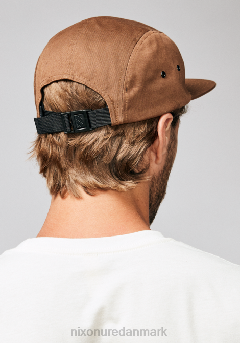 tilbehør Nixon mikey 5 panel hat Brun 06F4337