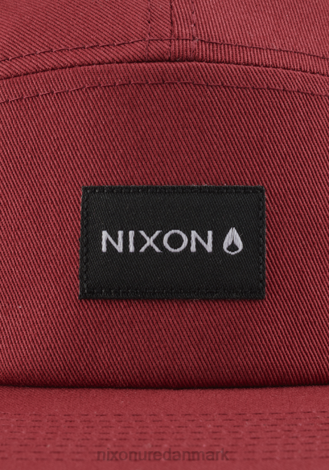 tilbehør Nixon mikey 5 panel hat bordeaux 06F4339