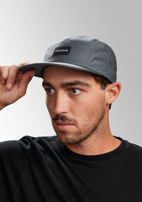tilbehør Nixon mikey 5 panel hat grå 06F4342