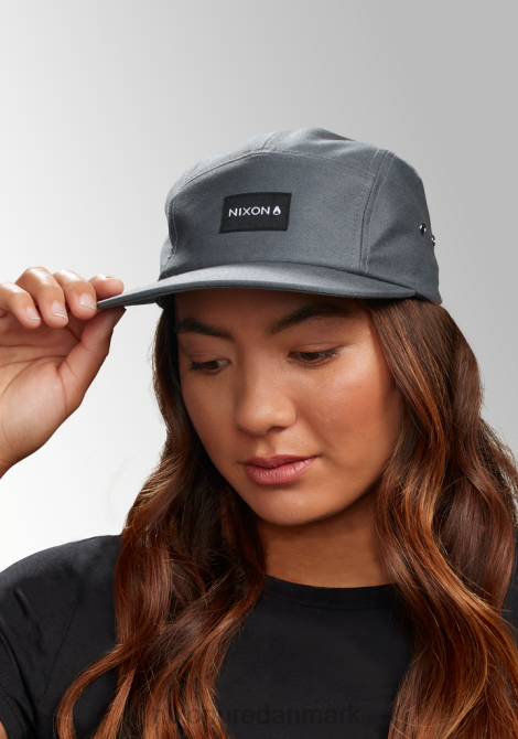 tilbehør Nixon mikey 5 panel hat grå 06F4342