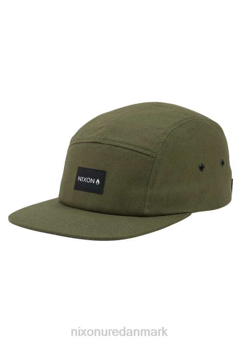 tilbehør Nixon mikey 5 panel hat oliven 06F4336