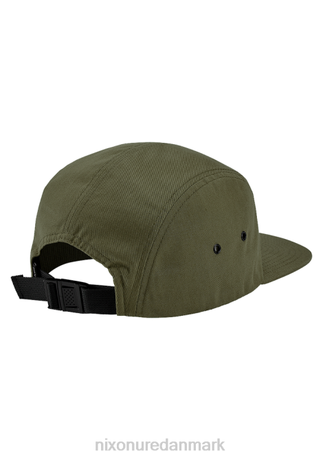 tilbehør Nixon mikey 5 panel hat oliven 06F4336