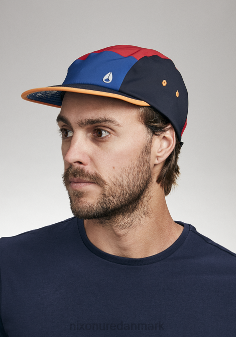 tilbehør Nixon mikey tech strapback flåde/multi 06F4343