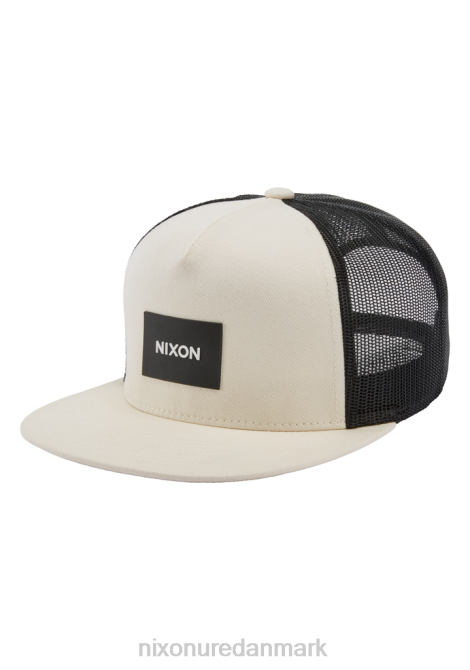 tilbehør Nixon team trucker hat creme/sort 06F4440