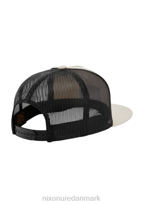 tilbehør Nixon team trucker hat creme/sort 06F4440