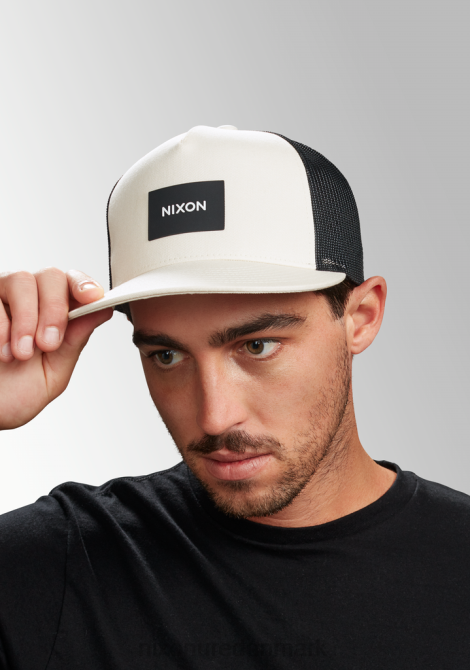 tilbehør Nixon team trucker hat creme/sort 06F4440