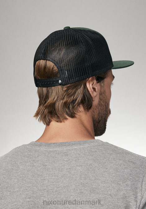 tilbehør Nixon team trucker hat grøn/sort 06F4439