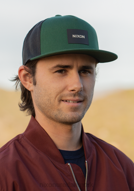tilbehør Nixon team trucker hat grøn/sort 06F4439