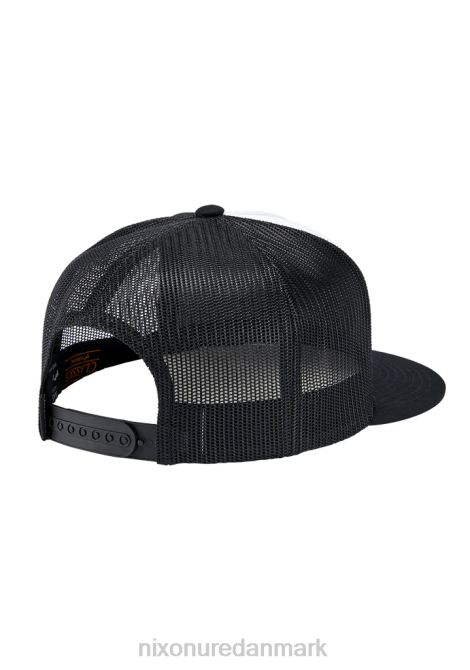 tilbehør Nixon team trucker hat hvid sort 06F4441