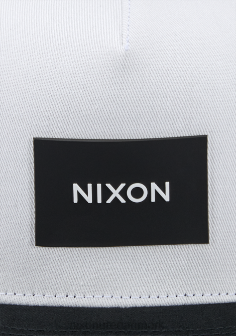 tilbehør Nixon team trucker hat hvid sort 06F4441