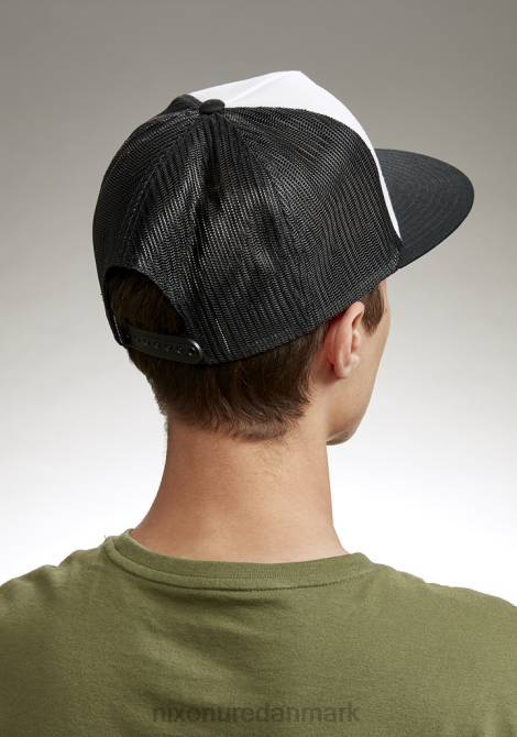 tilbehør Nixon team trucker hat hvid sort 06F4441