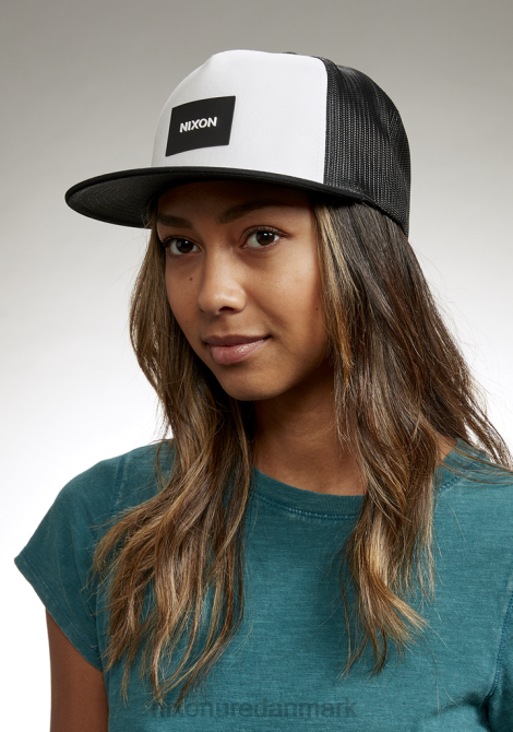 tilbehør Nixon team trucker hat hvid sort 06F4441