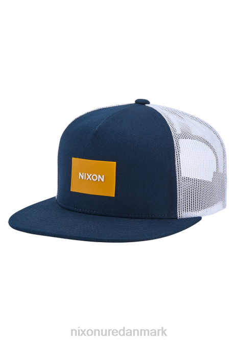 tilbehør Nixon team trucker hat midnatsblå/mørkegul 06F4437