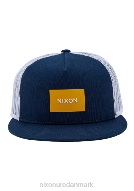 tilbehør Nixon team trucker hat midnatsblå/mørkegul 06F4437