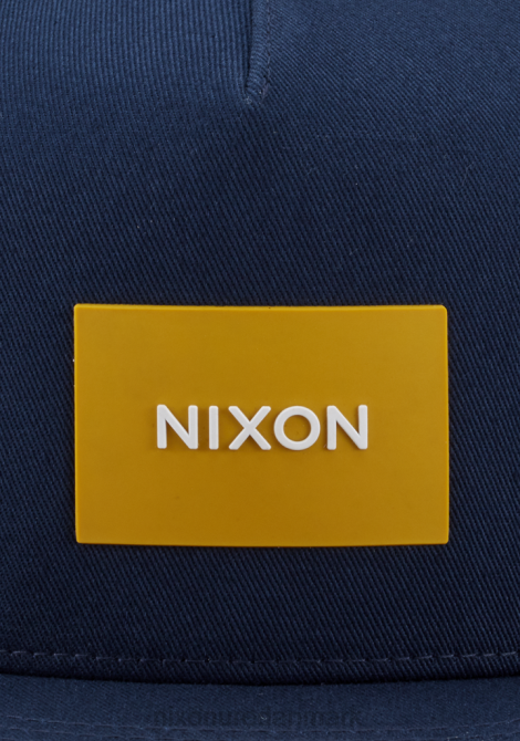 tilbehør Nixon team trucker hat midnatsblå/mørkegul 06F4437
