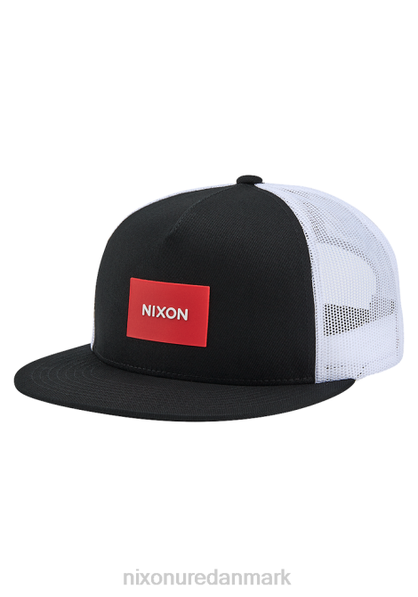 tilbehør Nixon team trucker hat sort/rød/hvid 06F4436