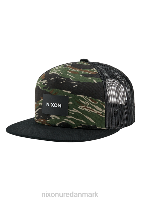 tilbehør Nixon team trucker hat tiger camo 06F4438