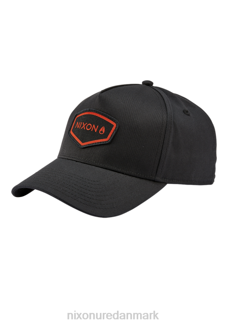 tilbehør Nixon watt snapback sort/rød 06F4419