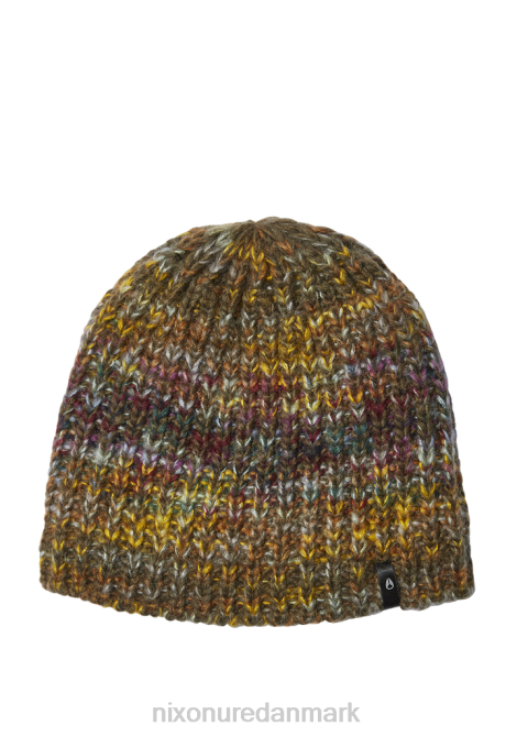 tilbehør Nixon Owens beanie grøn/multi 06F4363