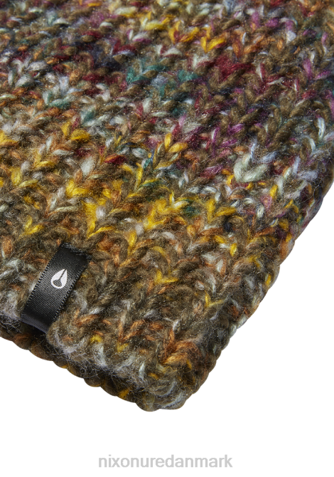 tilbehør Nixon Owens beanie grøn/multi 06F4363