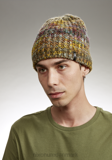 tilbehør Nixon Owens beanie grøn/multi 06F4363