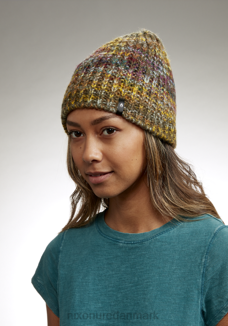 tilbehør Nixon Owens beanie grøn/multi 06F4363