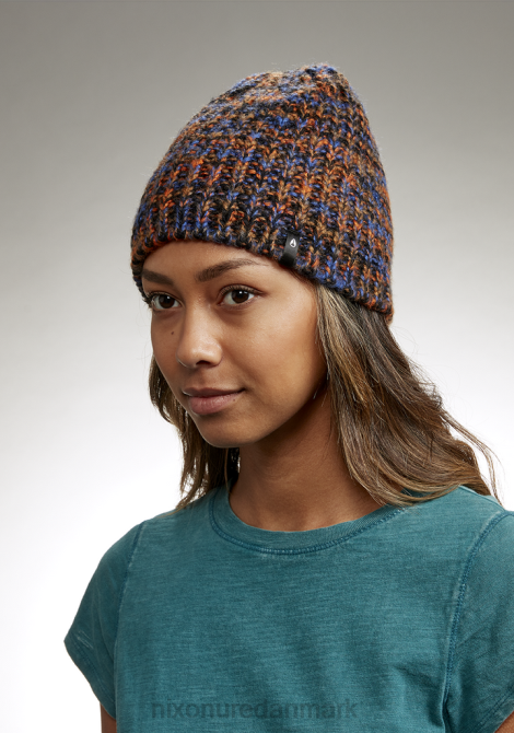 tilbehør Nixon Owens beanie sort/blå multi 06F4364
