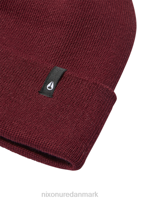 tilbehør Nixon distriktsbeanie mørkt kirsebær 06F4355