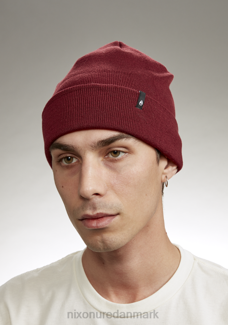tilbehør Nixon distriktsbeanie mørkt kirsebær 06F4355