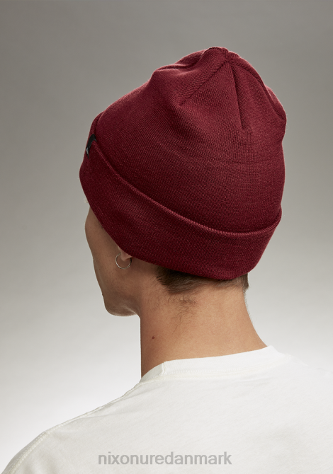 tilbehør Nixon distriktsbeanie mørkt kirsebær 06F4355