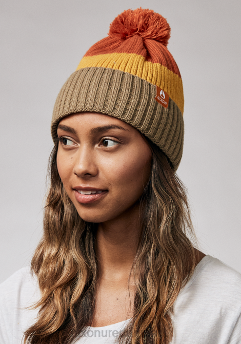 tilbehør Nixon schrader pom hue vintage orange multi 06F4380