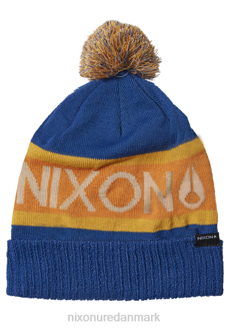 tilbehør Nixon teamster beanie blå/orange 06F4374