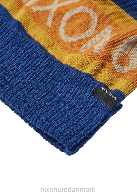 tilbehør Nixon teamster beanie blå/orange 06F4374