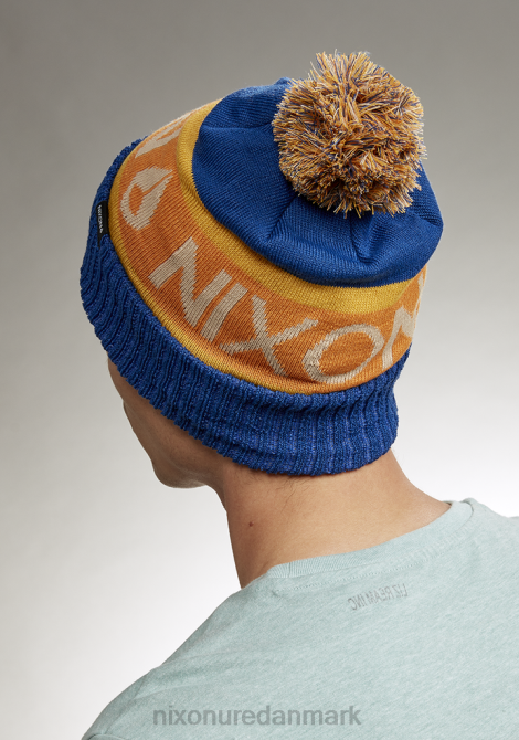 tilbehør Nixon teamster beanie blå/orange 06F4374