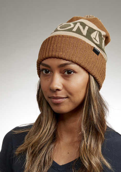 tilbehør Nixon teamster beanie træ/oliven 06F4375